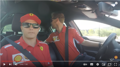 when the driver looks over their shoulder to reverse (please ignore kimi raikkonen)
